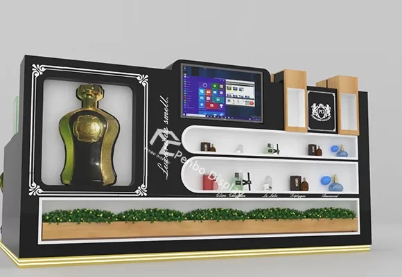 Luxury Perfume Kiosk For Shopping Mall