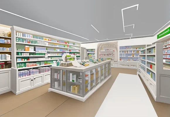 Modern Pharmacy Design Layout