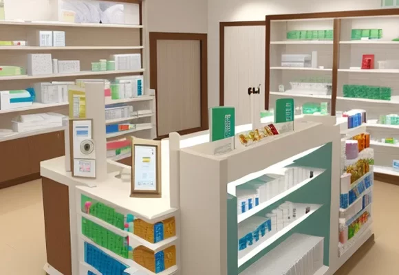 Medical Pharmacy Display Design