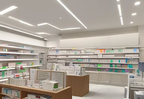 Medical Pharmacy Display Design