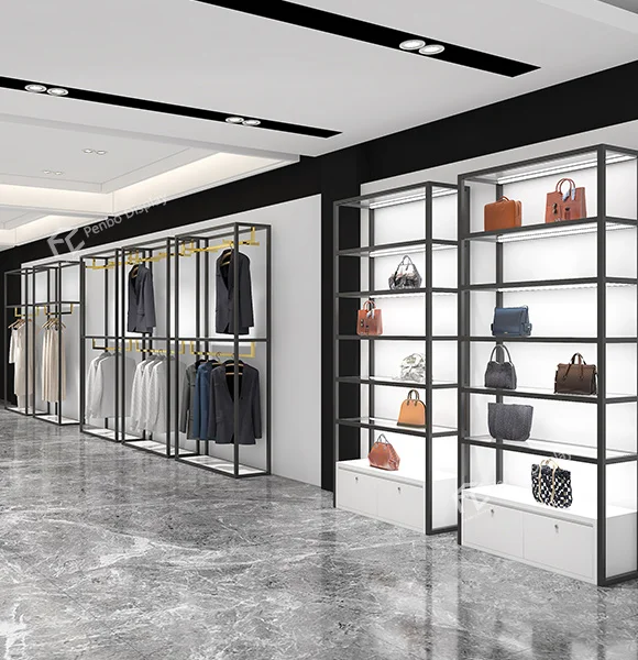Wholesale Cloth Shop Interior Design Ideas and Fixtures for Retail