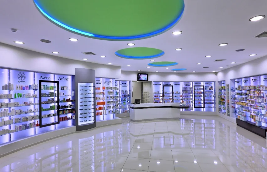 pharmacy interior design