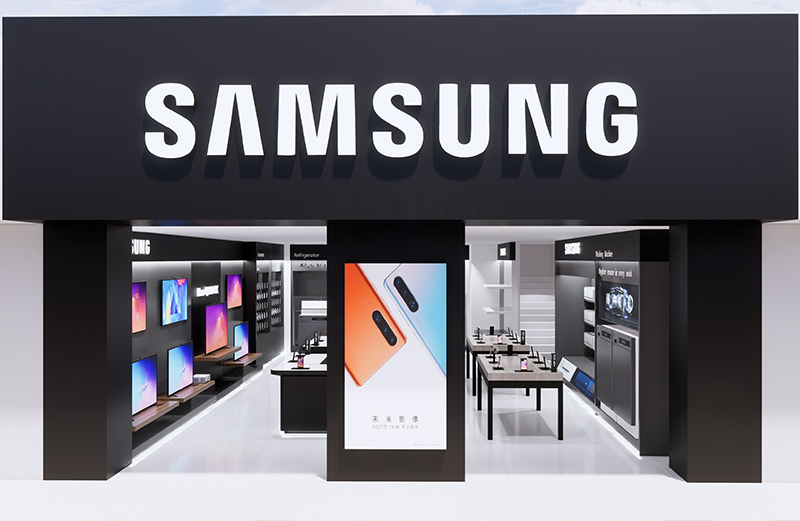 Samsung Shop design