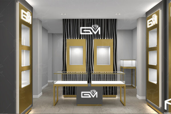 Luxury Jewellery Display Cabinet & Shop Design