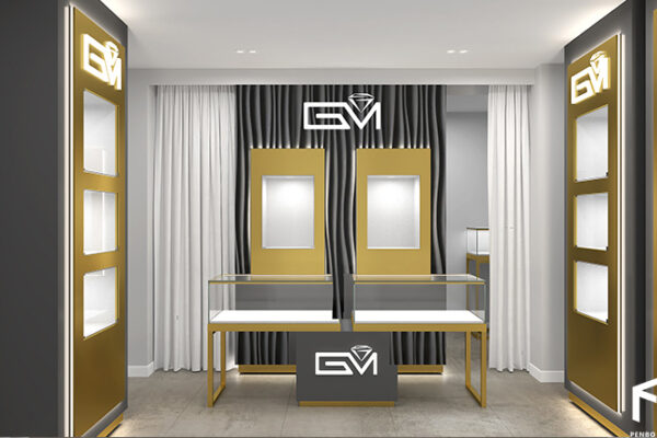 Luxury Jewellery Display Cabinet & Shop Design