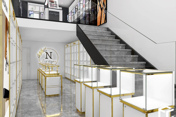 Custom Bag Shop Displays & Modern Luxury Bag Store Design