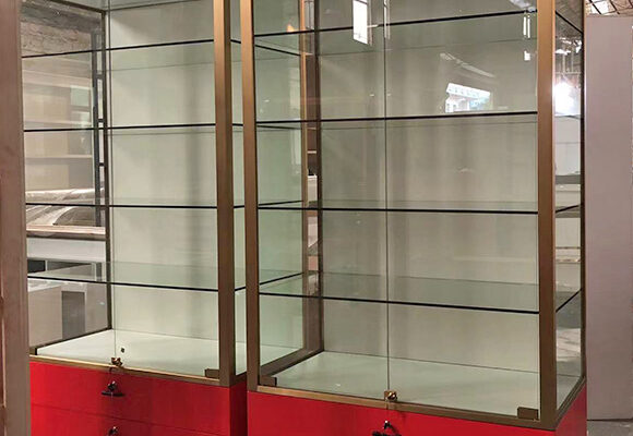 Glass Eyewear Display Cabinet For Shop