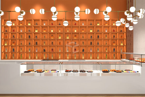 Custom Dessert Store Fixtures & Dessert Cafe Design Ideas