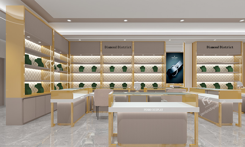 Modern jewellery shop interior design