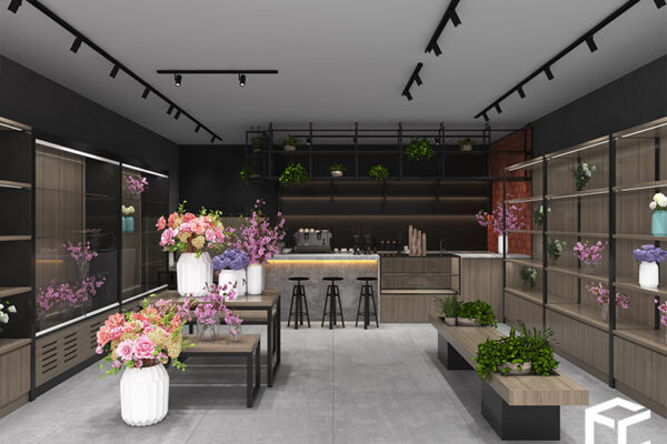 Modern Flower Shop Interior Design