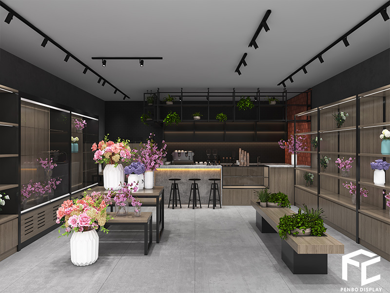 modern flower shop design
