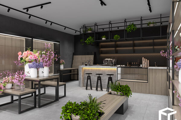 Modern Flower Shop Interior Design