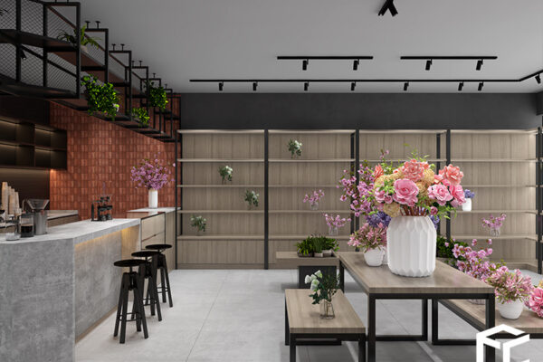 Modern Flower Shop Interior Design