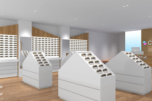 Optical Shop Interior Design 3D