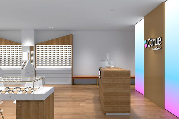 Optical Shop Interior Design 3D