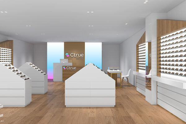 Optical Shop Interior Design 3D
