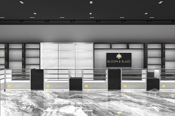Wholesale Cannabis Dispensary Display Cases