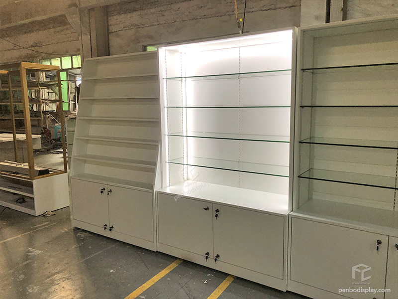 mobile phone shop display cabinets