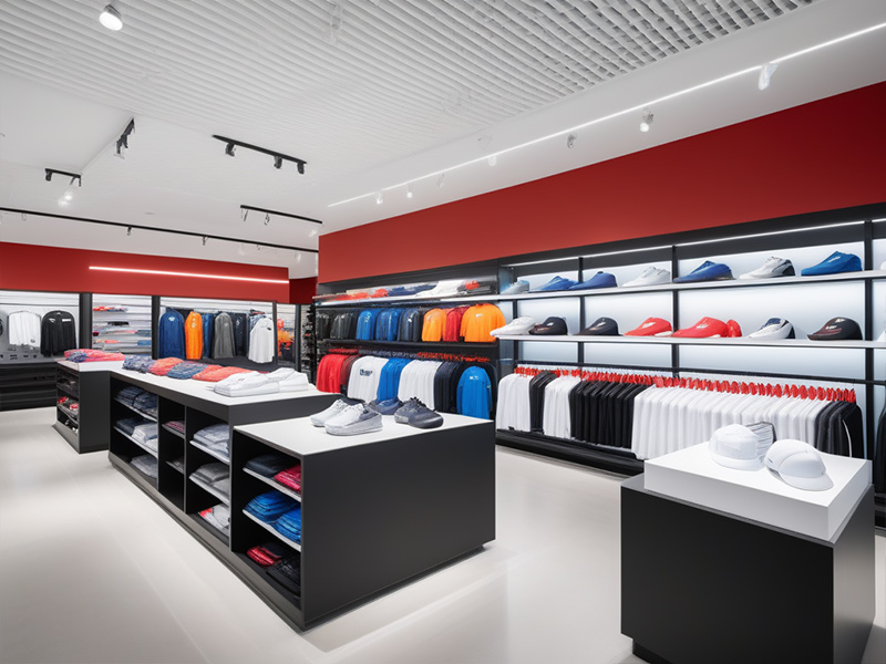 Sportswear store Iinterior design
