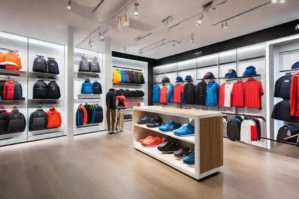 Small Sportswear Shop Interior Design