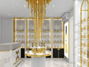 perfume shop design, modern perfume shop interior design, luxury perfume shop design