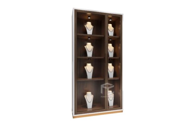 Recessed Wall Mounted Showcase For Jewelry