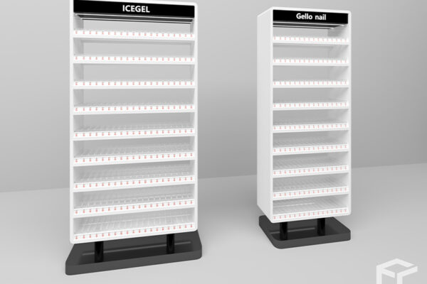 Nail Polish Display Cabinets for Shops