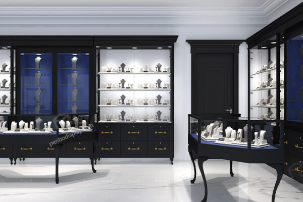 Custom Jewelry Display Cabinets for Shops | Interior Design Ideas