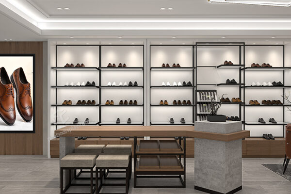 Modern Men’s Shoe Shop Interior Design & Custom Shoe Shop Display Wholesale