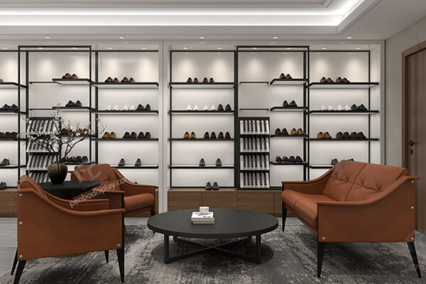 Modern Men’s Shoe Shop Interior Design & Custom Shoe Shop Display Wholesale