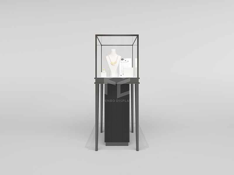 jewelry pedestal display cases