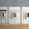 high-end boutique clothing racks