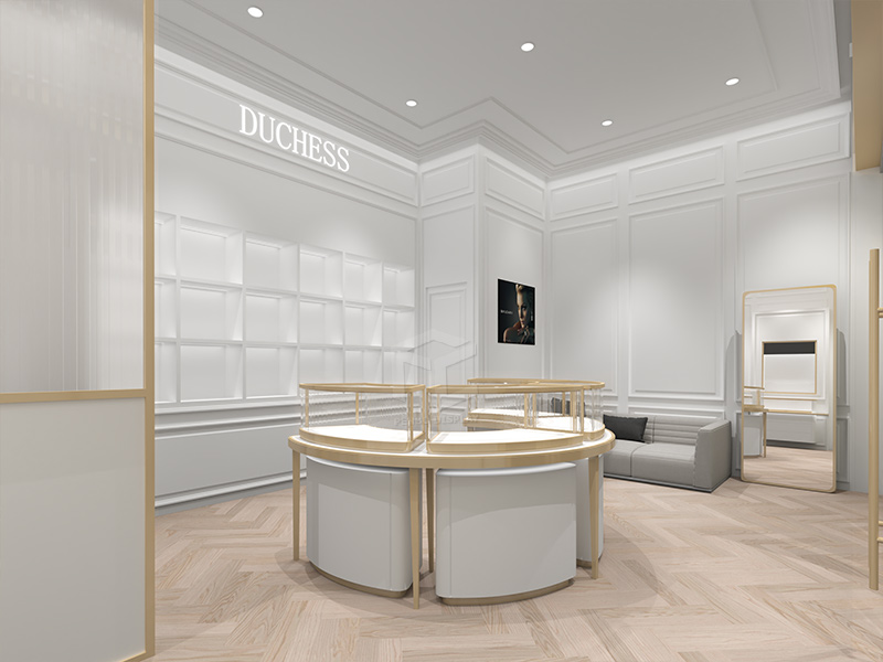 Luxury jewelry shop decor concepts