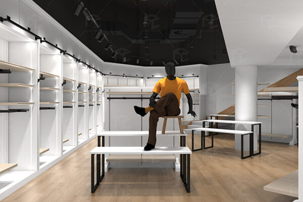 Urban Men’s Clothing Store Interior Ideas & Custom Display Fixtures