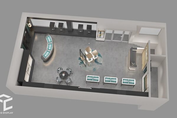 Jewelry Store Interior Design 3D | Wholesale Display Showcases