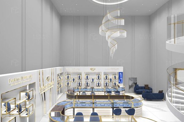 Luxury Jewelry Showcase and Shop Design