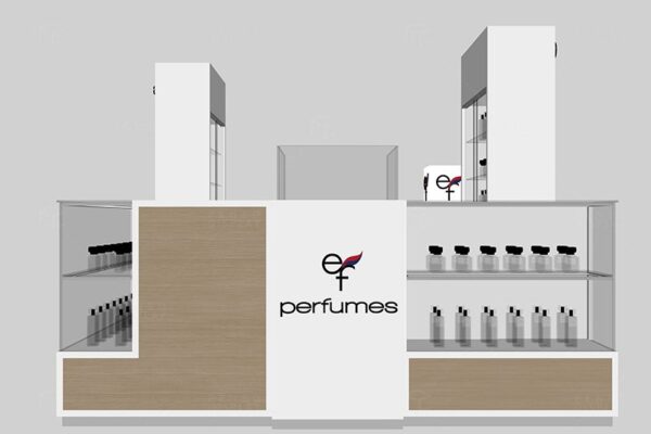 Custom Perfume Kiosk in Mall