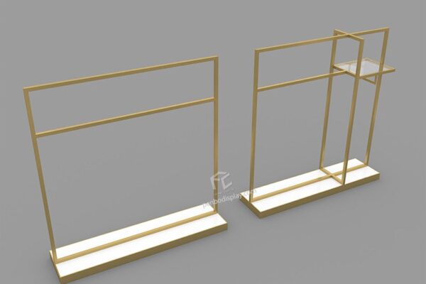 Clothing display racks for shops