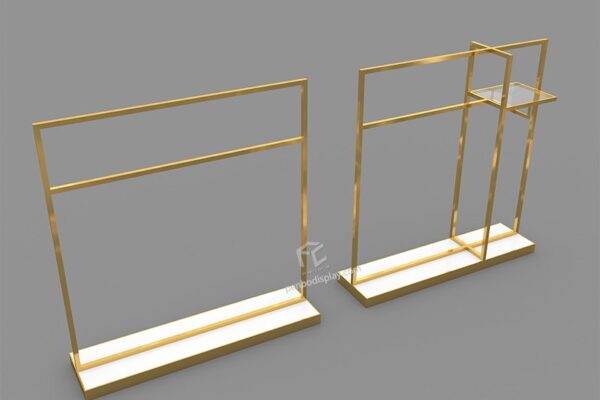 Clothing display racks for shops