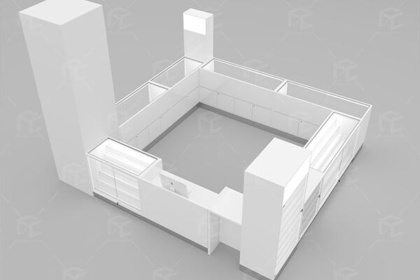 Cell phone accessories kiosk design