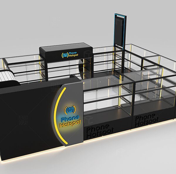 Kiosk Rack Custom Mobile Phone Accessories Kiosk in Mall | Accessories Display ...