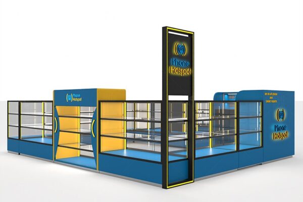 Custom Mobile Phone Kiosk Design