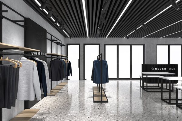 Custom Menswear Store Racks Wholesale and Interior Design