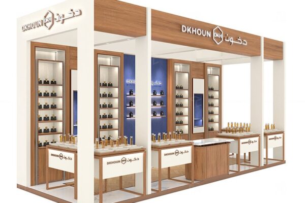 Luxury Perfume Kiosk in Mall