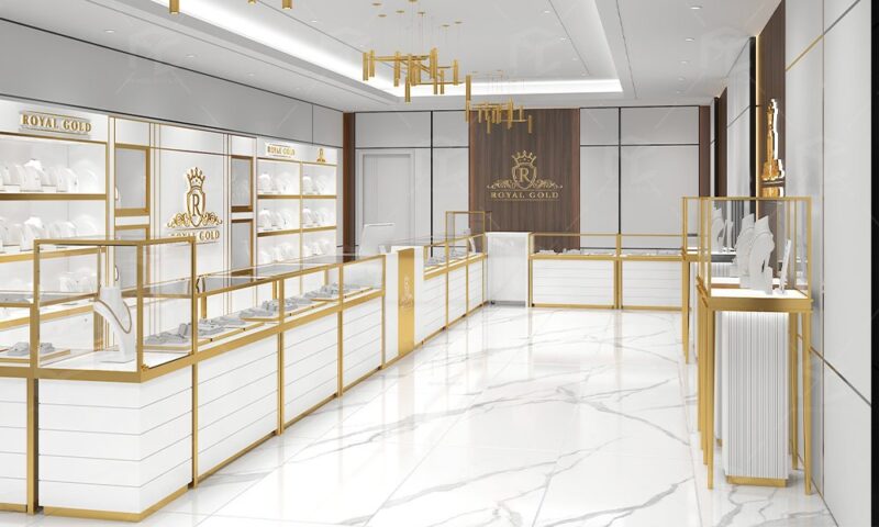 Jewelry Shop Interior design, jewelry showcase design