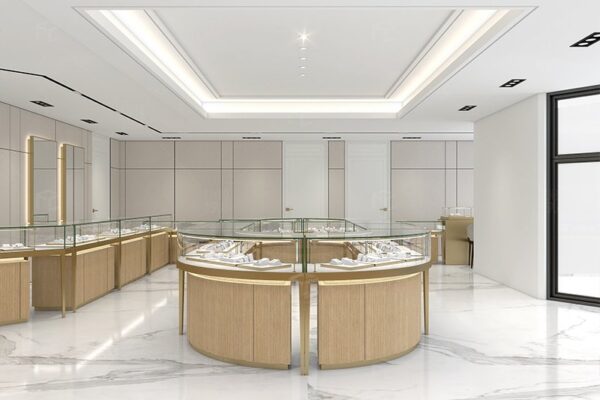 Custom Jewlery Showcase | Jewlery Showroom Design