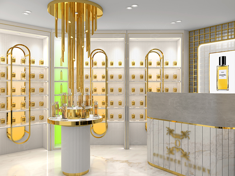 perfume shop design, modern perfume shop interior design, luxury perfume shop design