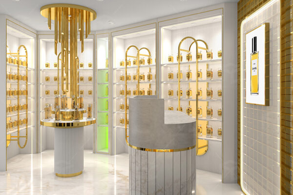 Small perfume shop interior design