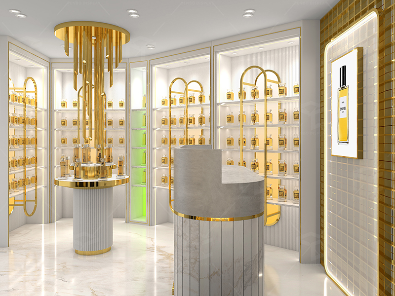 perfume shop design, modern perfume shop interior design, luxury perfume shop design