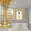 perfume shop design, modern perfume shop interior design, luxury perfume shop design